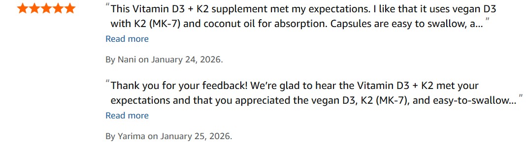 Customer review